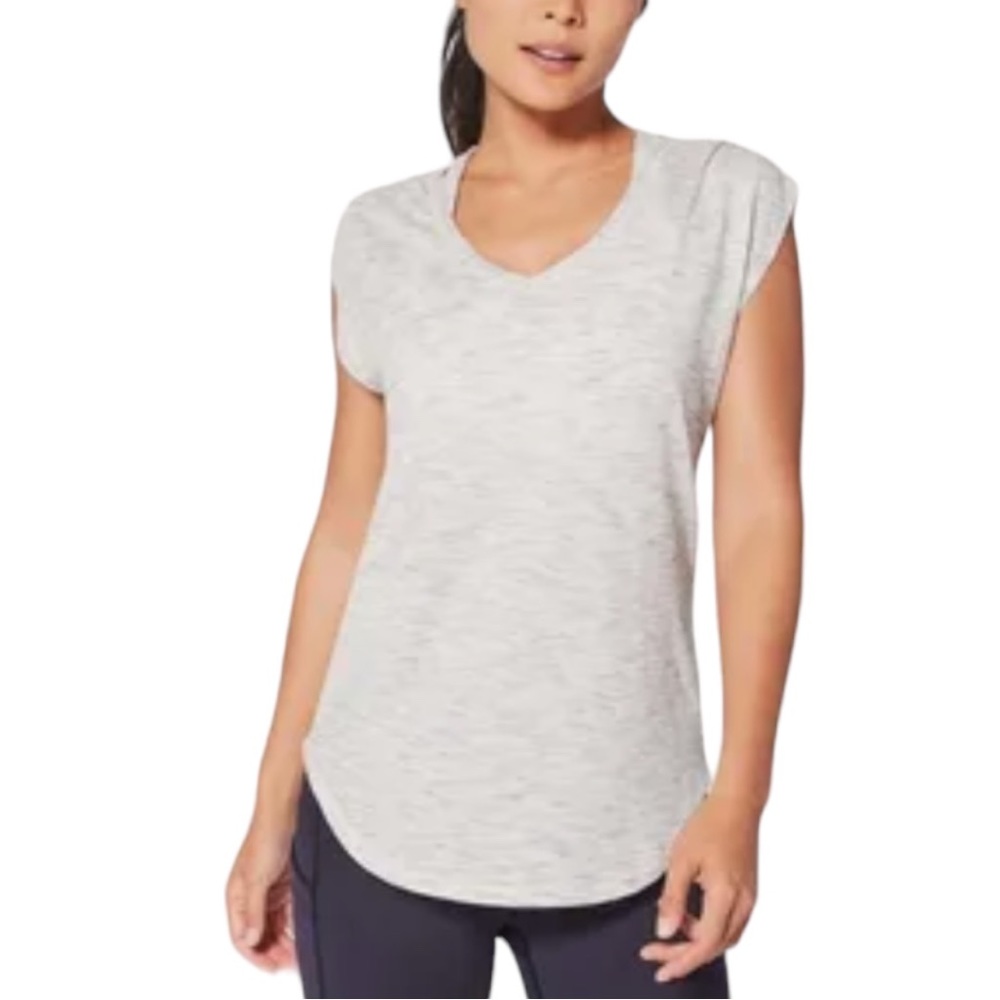 Lululemon Sweat Times Tiger Space Dye Short Sleeve Size 6